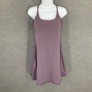 Iuga Athletic Exercise Workout Purple Mini Dress Sz M Padded Bra‎ Golf Tennis